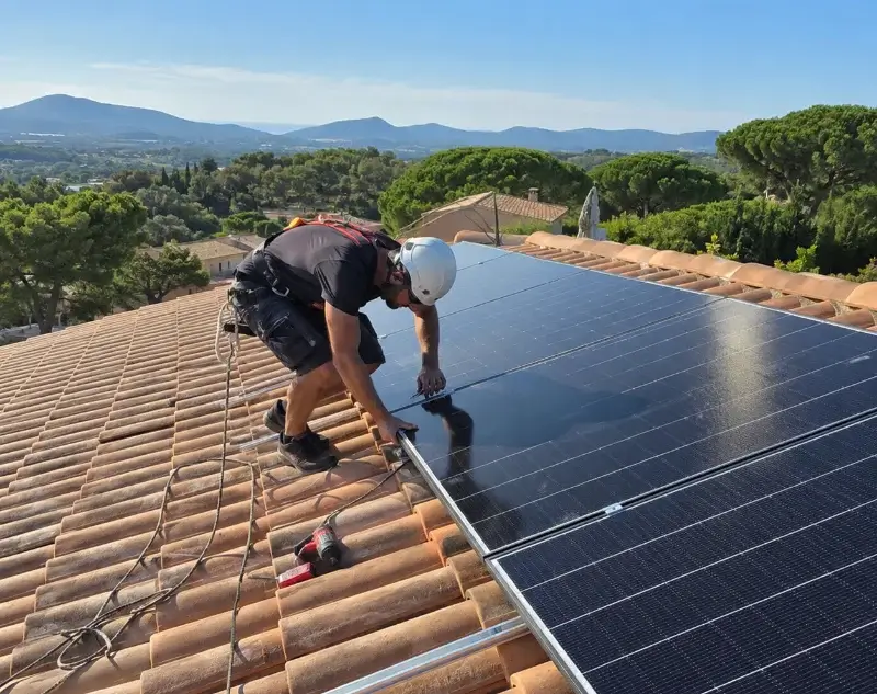 Installateur panneaux solaires Laroin — pose photovoltaïque sur toiture