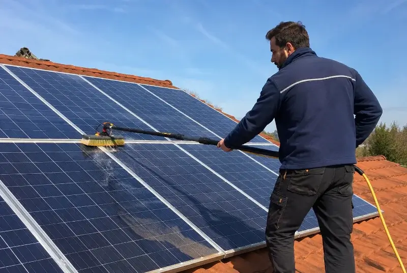 Nettoyage et entretien de panneaux solaires à Laroin