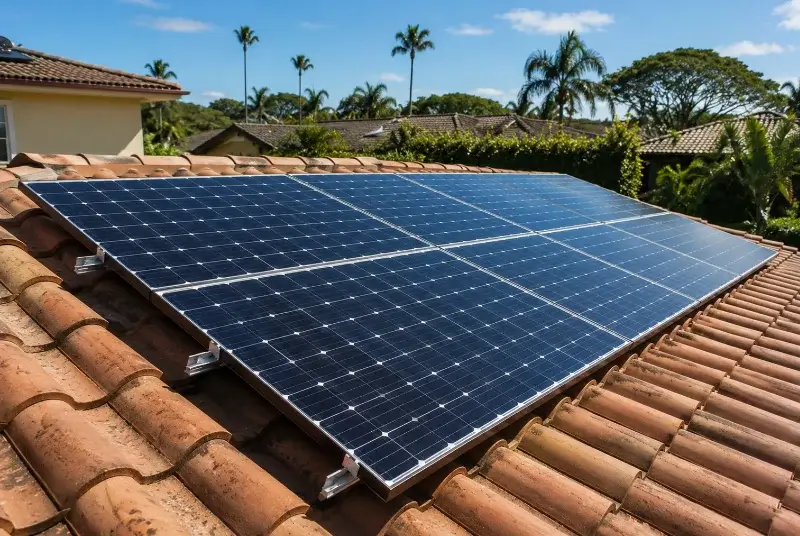 Installation de panneaux solaires à Laroin